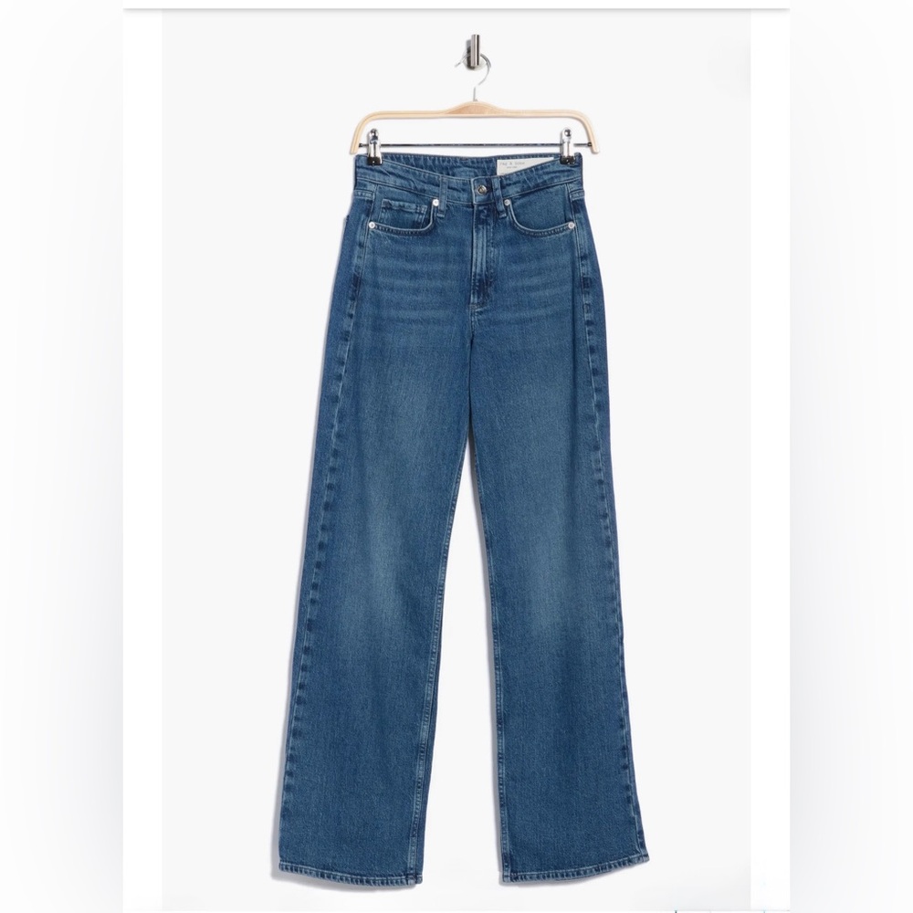 Rag & Bone Mid-Rise Wide Leg Medium Wash Jeans Size 27 NWT